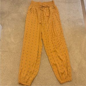 Aerie Satin Harem Joggers